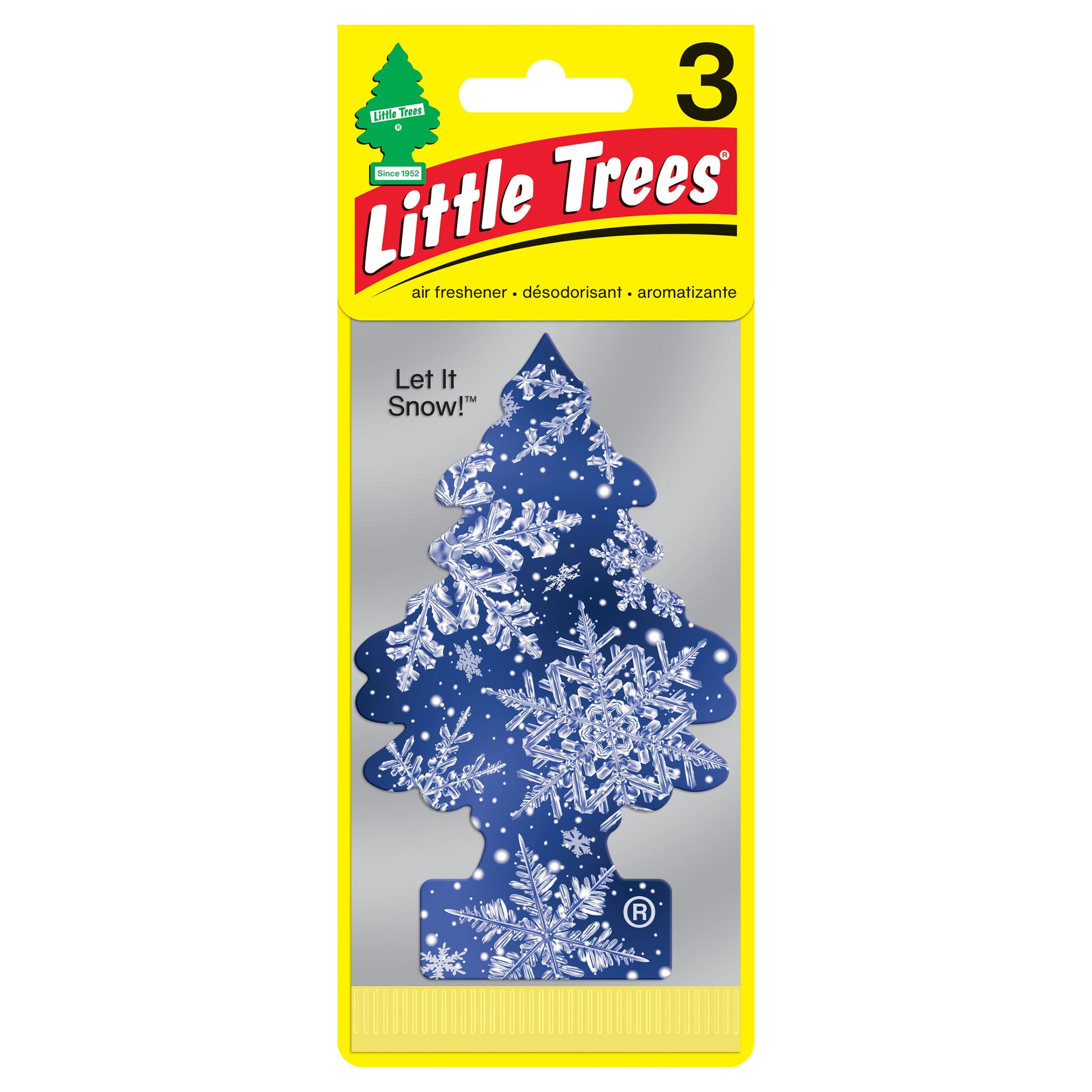 Little Trees Air Fresheners Let It Snow! Fragrance 3Pack