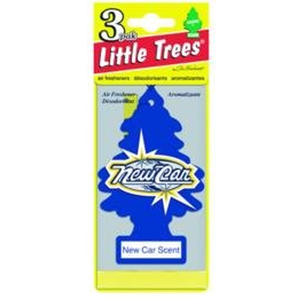 Little Trees Air Fresheners New Car Scent Fragrance 3Pack (Pack of 3