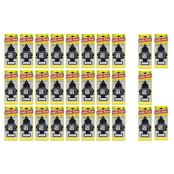 Little Trees Air Freshner 24ct Black Ice Flavor
