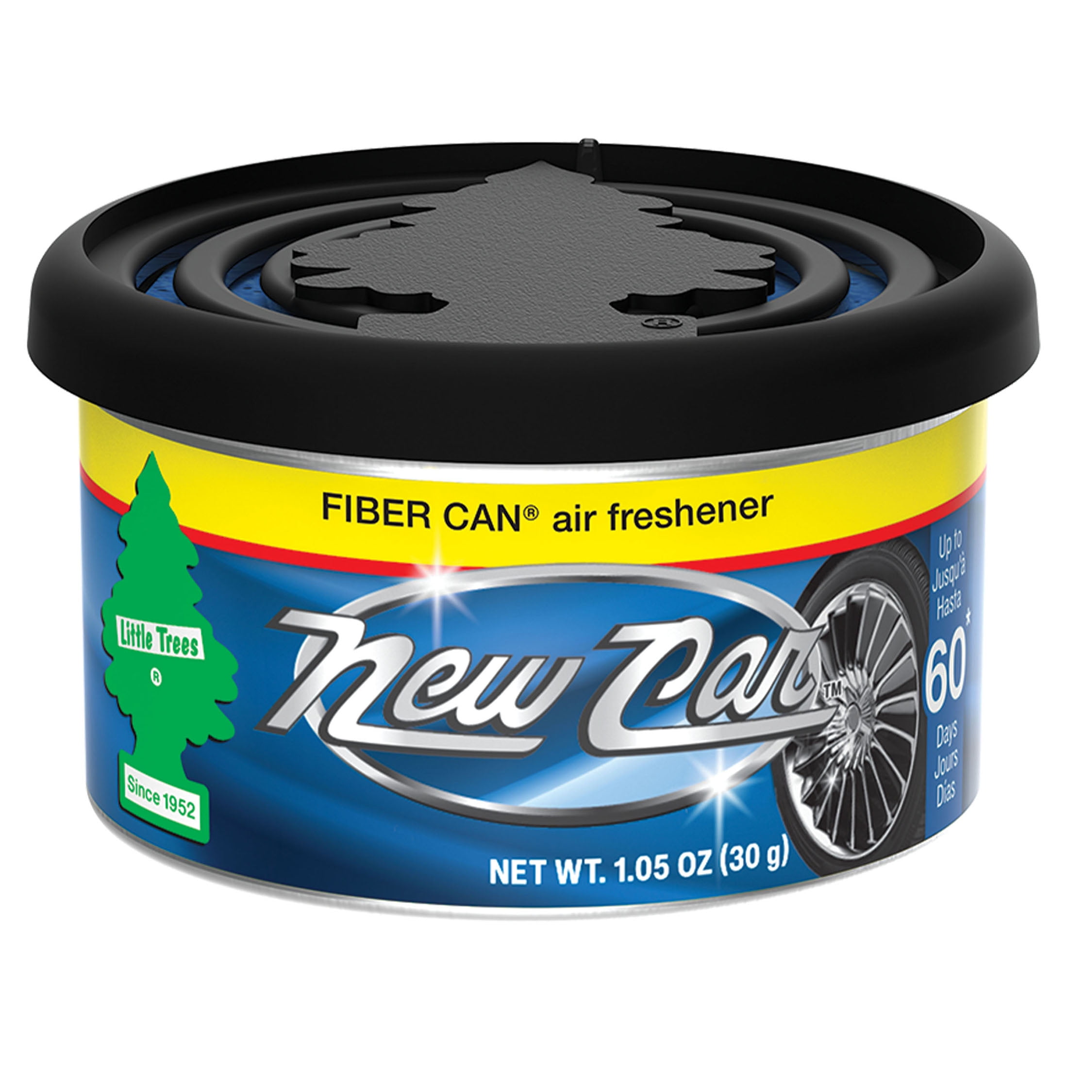 Little Trees Air Freshener Fiber Can New Car 1.05 oz