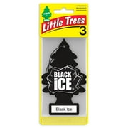 Little Trees Air Freshener Black Ice Fragrance 3-Pack