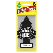 Little Trees Air Freshener Black Ice Fragrance 6-Pack