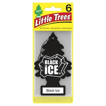 Little Trees Air Freshener Black Ice Fragrance 6-Pack