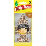 Little Trees Auto Air Freshener, Hanging Card, Coffee Shop Fragrance 3-Pack