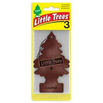 Little Trees Air Freshener Leather Fragrance 3-Pack