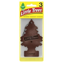 Little Trees Air Freshener Leather Fragrance 3-Pack