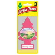 Little Trees Auto Air Freshener, Hanging Card, Morning Fresh Fragrance, 3-Pack