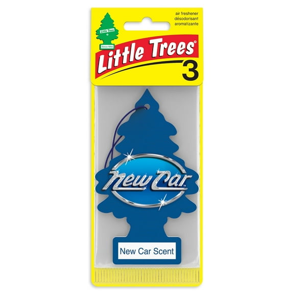 Little Trees Air Freshener New Car Scent Fragrance 3-Pack