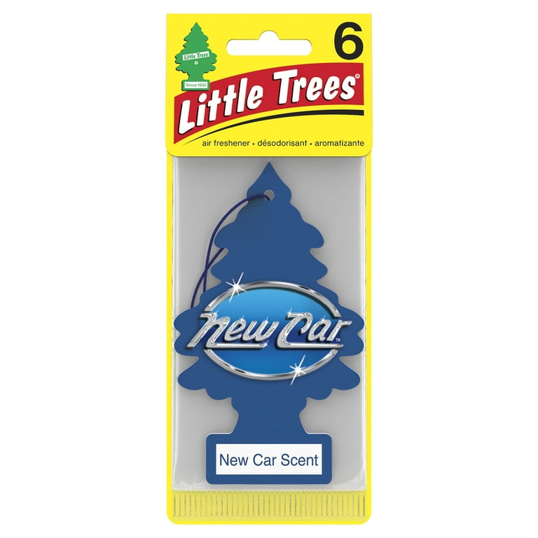 Little Trees Air Freshener New Car Scent Fragrance 6-Pack