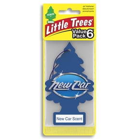 Little Trees Air Freshener New Car Scent Fragrance 6-Pack