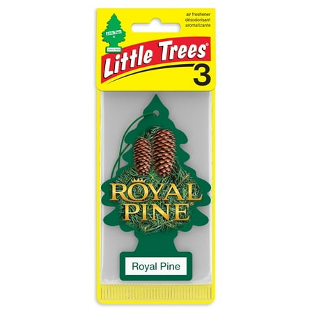 Little Trees Air Freshener Royal Pine Fragrance 3-Pack