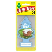 Little Trees Air Freshener Summer Linen Fragrance 3-Pack