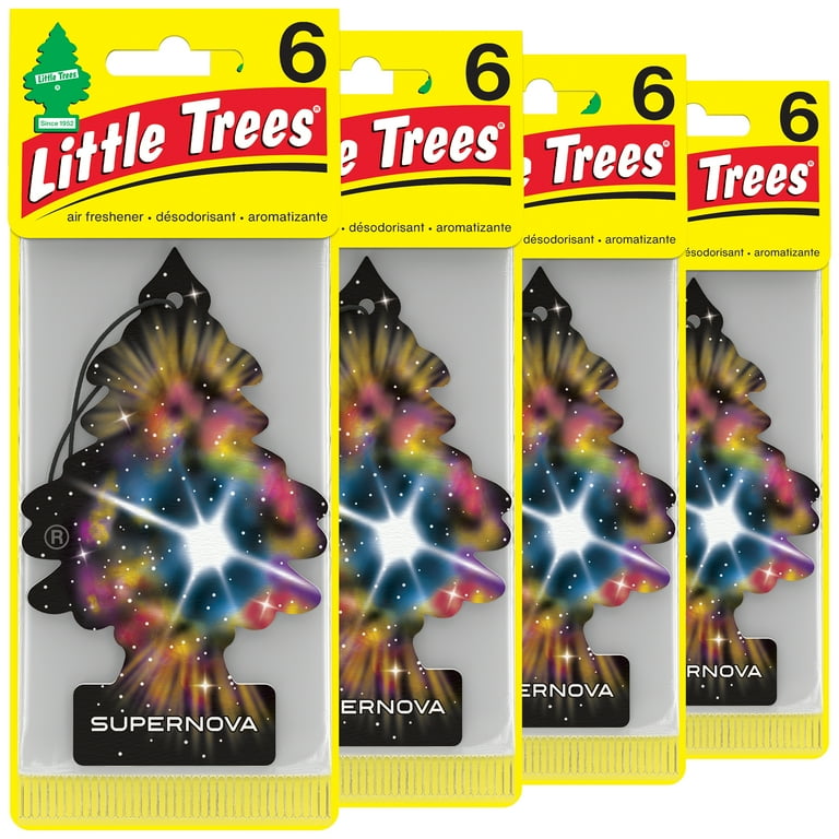 LITTLE TREES Air Freshener Supernova Fragrance, Bergamot, Musk