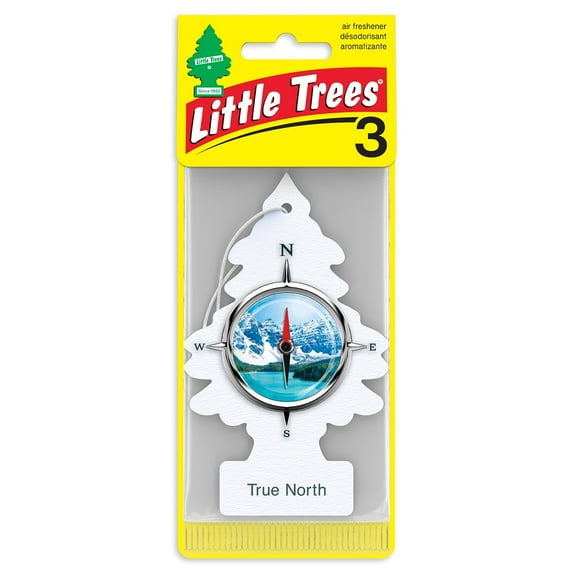 Little Trees Air Freshener True North Fragrance 3 Pack