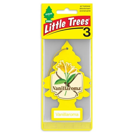 Little Trees Air Freshener Vanillaroma Fragrance 3-Pack