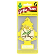 Little Trees Air Freshener Vanillaroma Fragrance 6-Pack