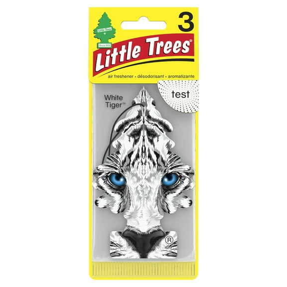 Little Trees Air Freshener White Tiger Fragrance 3-Pack