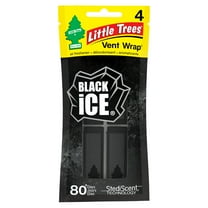 Little Trees Air Freshener Vent Wrap Black Ice 4-Pack