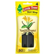 Little Trees Air Freshener Vent Wrap Vanillaroma 4-Pack