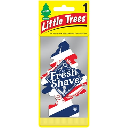 Little Trees Auto Air Fresheners, Hanging Card, Fresh Shave Fragrance 1-Pack