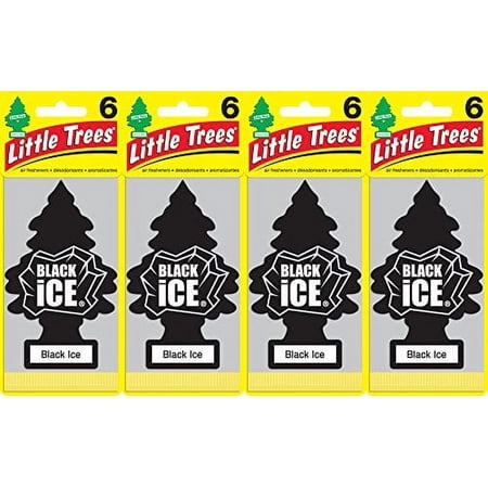 Little-Trees Black Ice Little Tree Air Freshener- 24 Pack