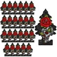 thumbnail image 1 of Little Trees Car Air Freshener, Hanging Paper Tree for Home or Car, Rose Thorn, 24 Pack, 1 of 3