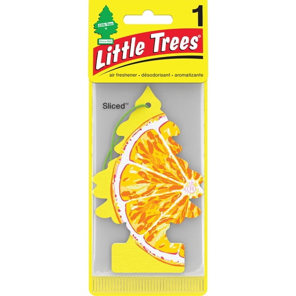 Little Trees Car Air Freshener | Hanging Paper Tree for Home or Car | Sliced | 6 Pack