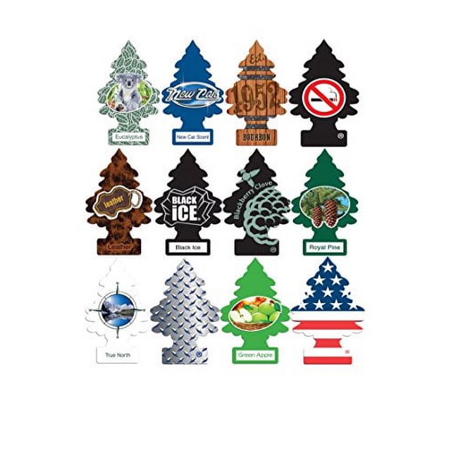 Little Trees Car Air Freshener Masculine Super Variety Pack 12 Count