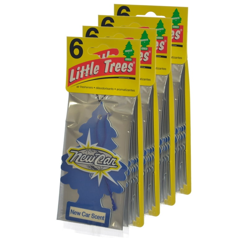 Little Trees Air Freshener- New Car Scent- 1 Pack (24 Count)
