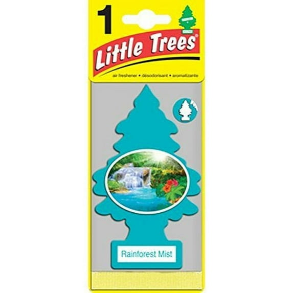 Little Trees Cardboard Hanging Car/Home/Office Air Freshener, Rainforest Mist -3