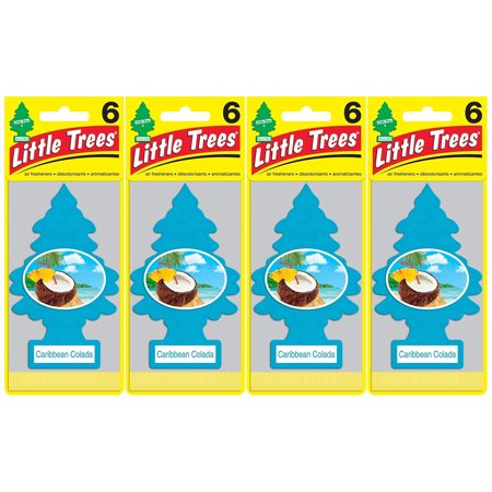 Little Trees Caribbean Colada Little Tree Air Freshener- 24 Packs