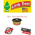 thumbnail image 1 of Little Trees Cherry Blast Scented Fiber Can Air Freshener for Home & Car 5 PACK!, 1 of 4
