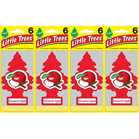 Little Trees Cinnamon Apple Air Freshener, (Pack of 24)