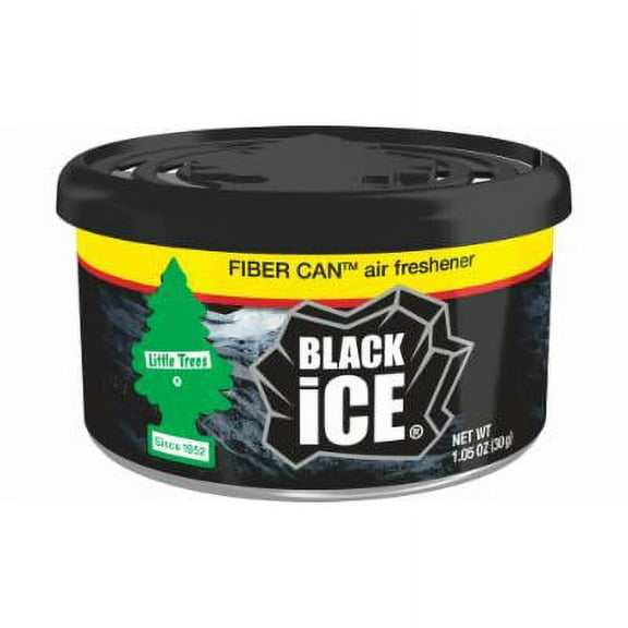 Little Trees Fiber Can Black Ice (Pack of 10)