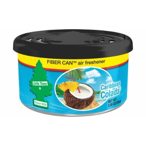 Little Trees Fiber Can, Caribbean Colada (Pack of 3)