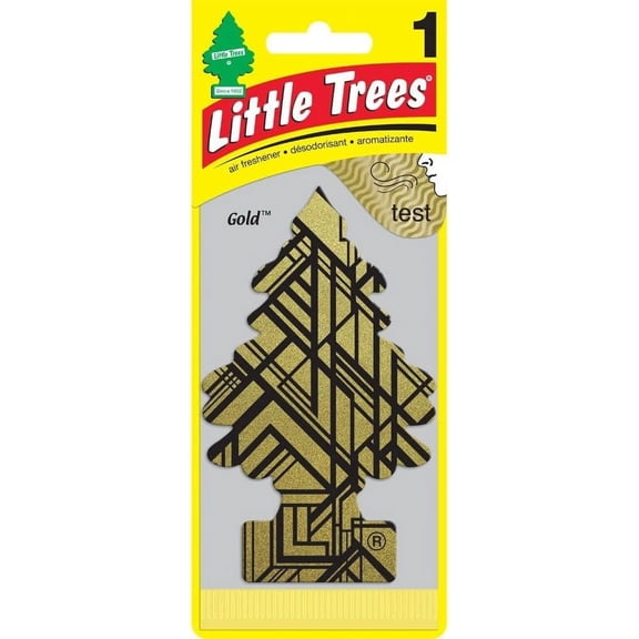 Little Trees Gold Scent Car Air Freshener, 1 Ea