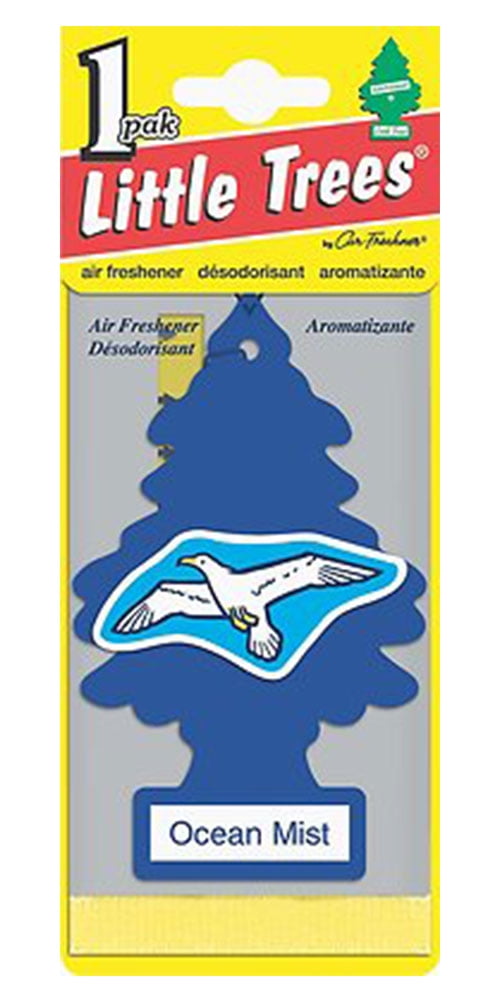Little Trees Hanging Car and Home Air Freshener, Ocean Mist Scent