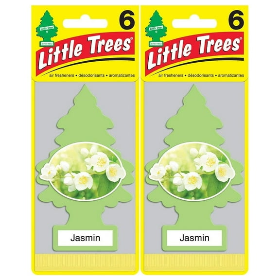 Little Trees Jasmin Car Air Freshener, (Pack of 12)