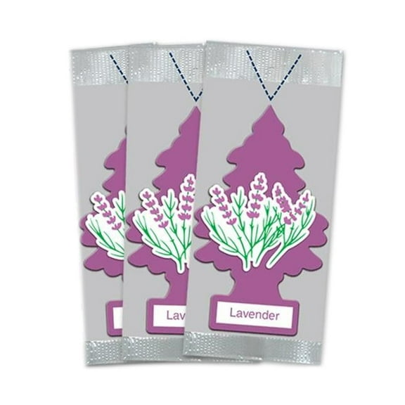 Little Trees Lavender Car Air Freshener Automotive Air Fresheners, 3-PACK