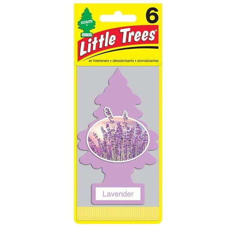 Little Trees Lavender Little Tree Air Freshener- 6 Packs