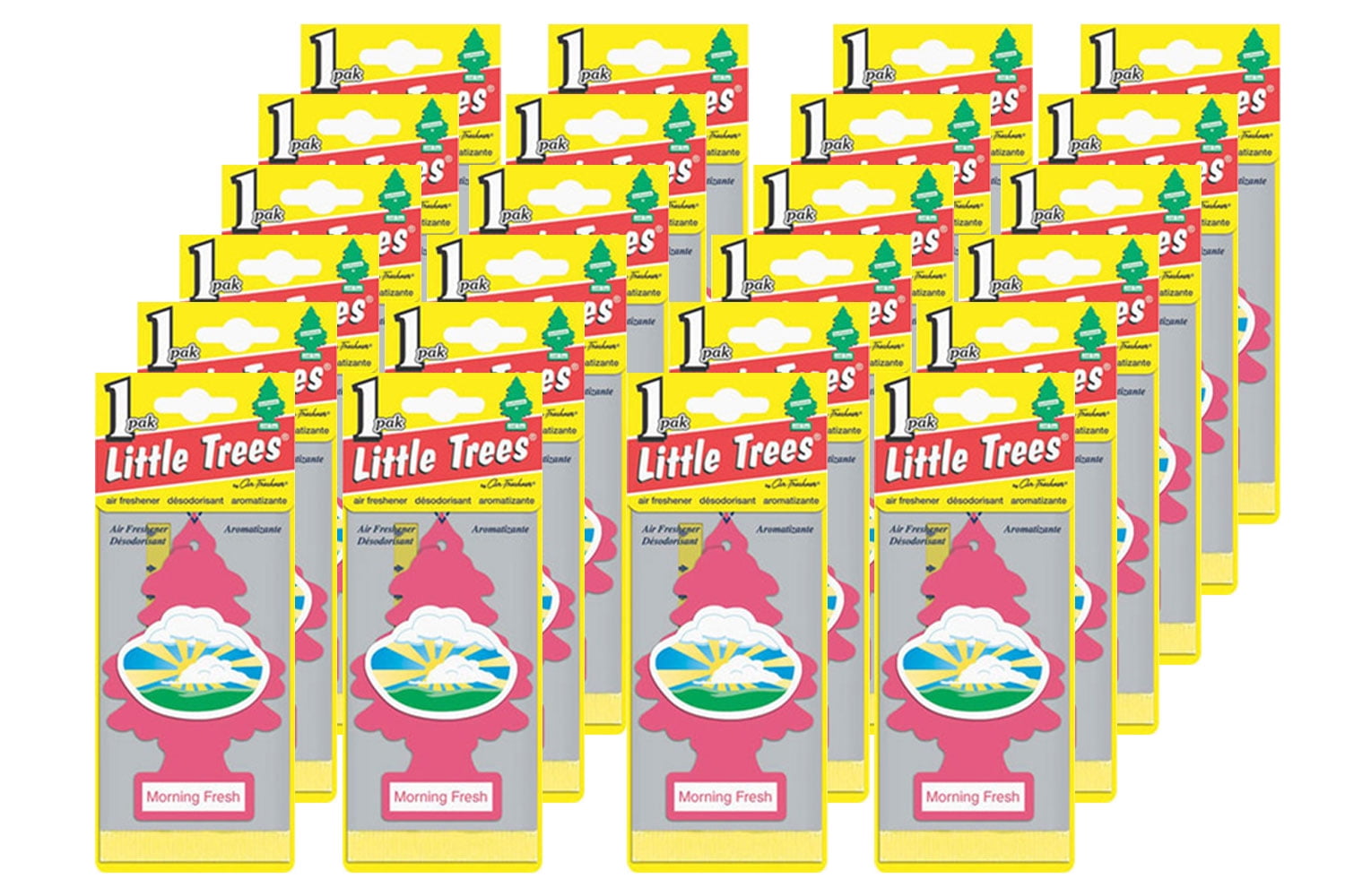 Little Trees Morning Fresh Air Freshener, (Pack of 24)