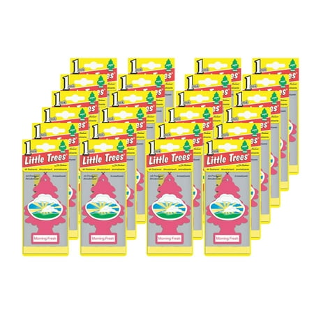 Little Trees Morning Fresh Air Freshener, (Pack of 24)