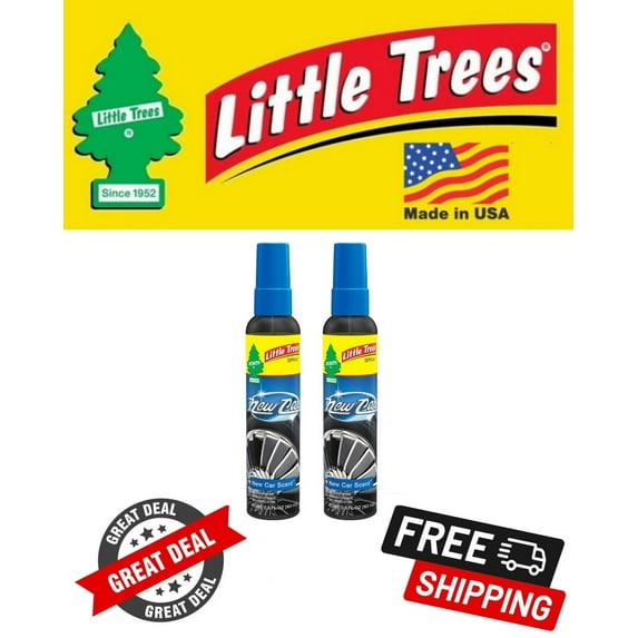 Little Trees New Car Scent Car Spray Air Fresheners Non-Aerosol 3.5oz 2 PACK