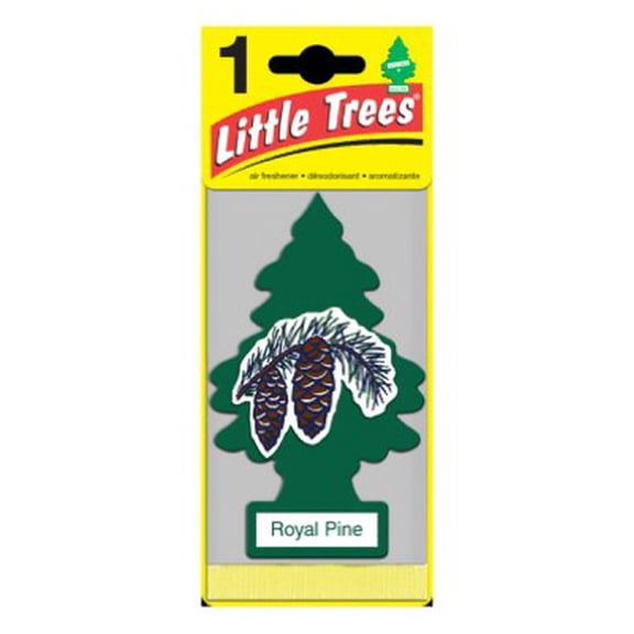 Little Trees Royal Pine Air Freshener, Green Pine Tree Shape, Automotive Air Fresheners