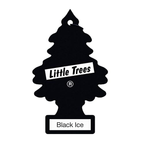 Little Trees U1P-10155-6PK Air Freshener (Black Ice Pk24)