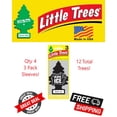 thumbnail image 1 of Little Trees U3S-32055 Black Ice Hanging Air Freshener for Car/Home 12 Pack!, 1 of 1