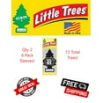 thumbnail image 1 of Little Trees U6P-60155 Black Ice Hanging Air Freshener for Car & Home 12 Pack!, 1 of 5