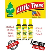 Little Trees Vanillaroma Spray Car Air Fresheners Non-Aerosol 3.5oz - 12 Pack