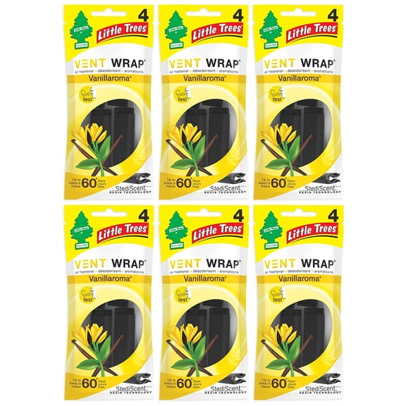 Little-Trees VanillaromaLittle Tree Air Freshener- 24 Packs