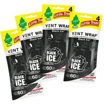 Car Air Freshener, Vent Wrap, Black Ice, 4-Pk.